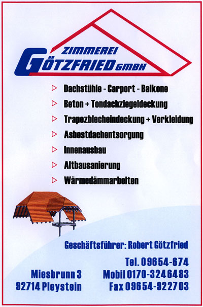  Zimmerei Götzfried<br/> 